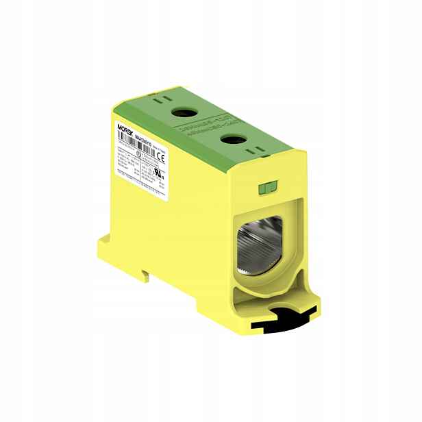 Univerzální svorka žlutozelená 1xAl/Cu 35-240 mm² 1500V kolejnicová spojka