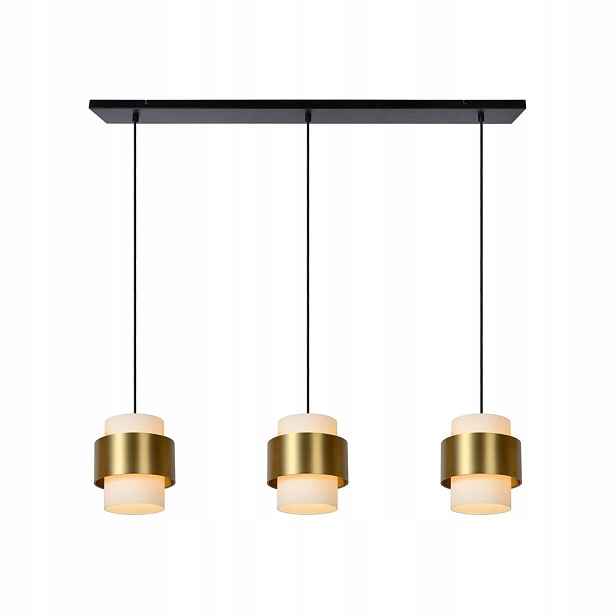 Závěsná lampa zlatá Firmin s teplým leskem nad jídelní stůl 03/02/Luci