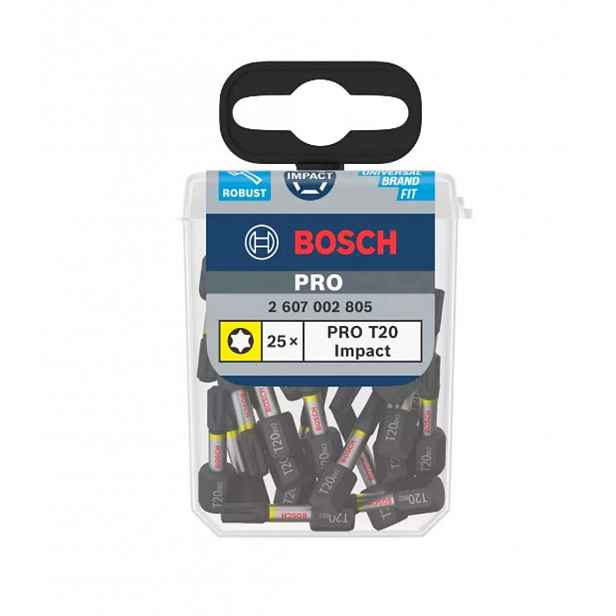 Bosch - Sada bitů T20, 25 ks 2607002805