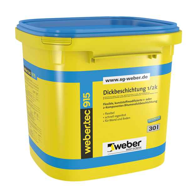 Hmota hydroizolační webertec 915 10 l