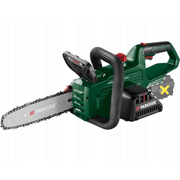 Řetězová Pila Parkside Akumulátorová 20 V, Silná Čepel 31 CM
