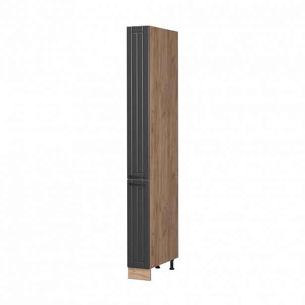 Vicco LÉKÁRNIČKOVÁ SKŘÍŇKA Fame-Line, Tmavě šedá/Zlatý mocný dub, 20 cm
