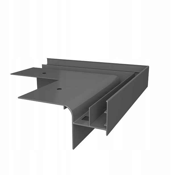 Vnější Roh 90 Stupňů Pro Profily Renoplast W20R Grafit Ral 7024