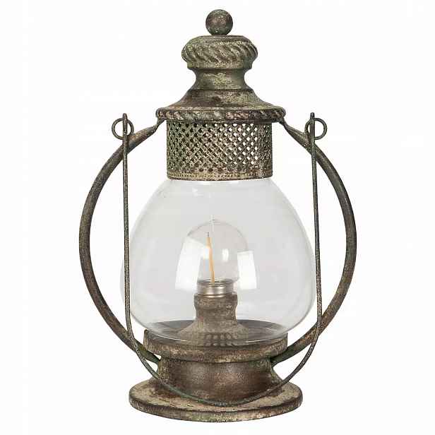 Led Lucerna Retro Kovová Skleněná Vánoční Lampa Do Obývacího Pokoje Domu