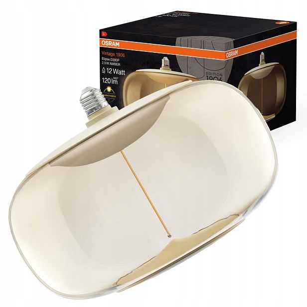 Led žárovka E27 2.5W 120lm 2700K Jantarová Filament Vintage 1906 Osram