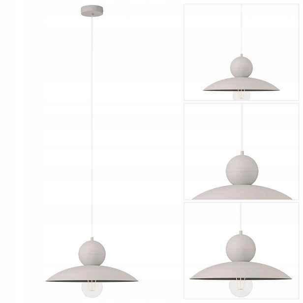 Šedá závěsná lampa Mosaic je moderní, nastavitelná nad barem Sigma Lighting