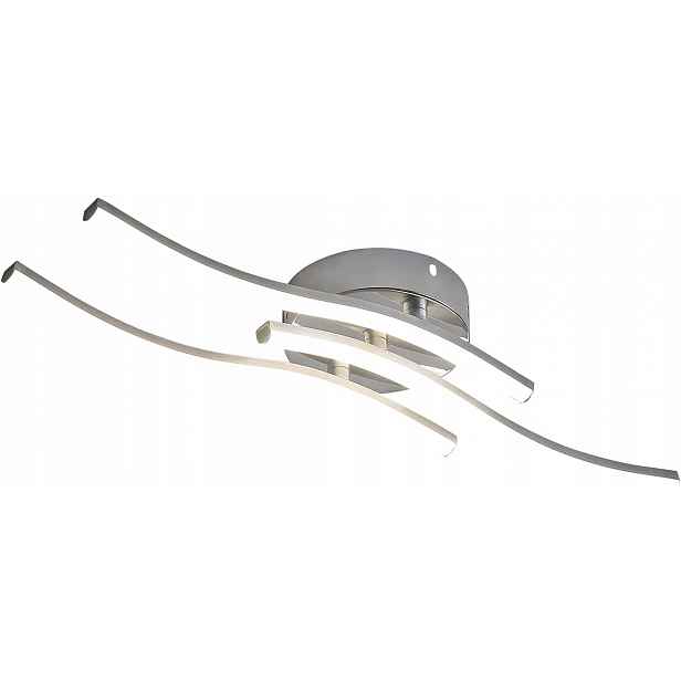Stropní svítidlo Led lustr stříbrný moderní 18W 4500K