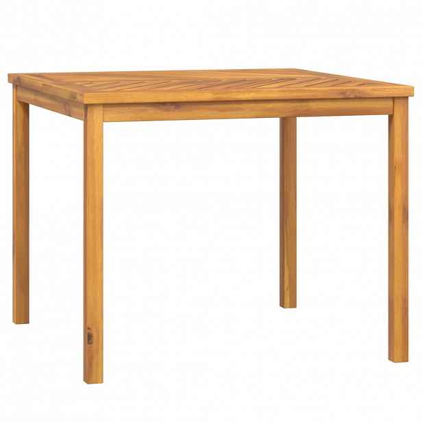 vidaXL Zahradní jídelní stůl 90 x 90 x 74 cm masivní akáciové dřevo