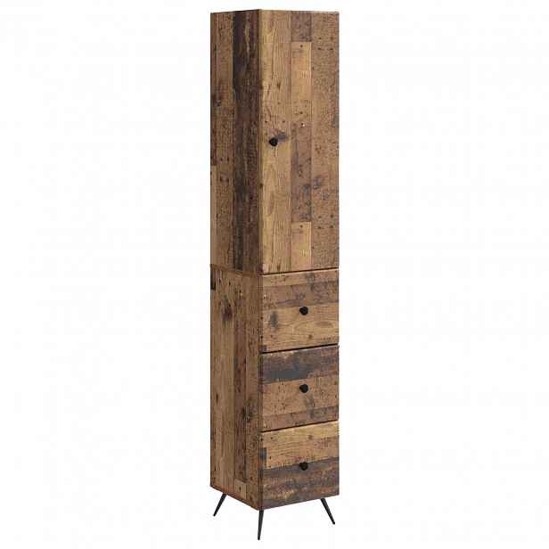 vidaXL Sada skříněk 2 ks 34,5 x 34,5 x 90 cm Kompozitní dřevo