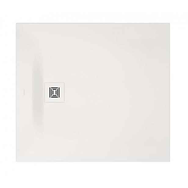 Duravit Sustano - Sprchová vanička, 100x90 cm, DuraSolid, matná bílá 720274740000000