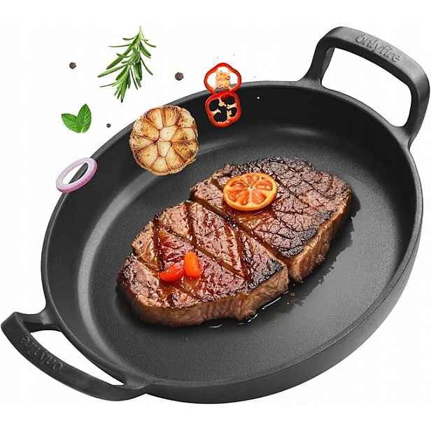 Grilovací pánev Onlyfire 26,5 cm litinová