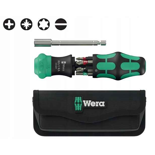 Rukojeť Kraftform S Držákem Bitů 1/4' 6 Ks 05051520001 Wera