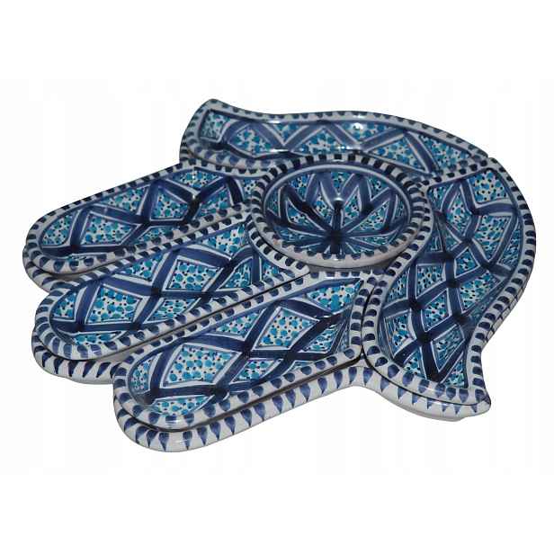 Meze Set pro Mezze Meze Fatima Maroko Tunisko Hamsa