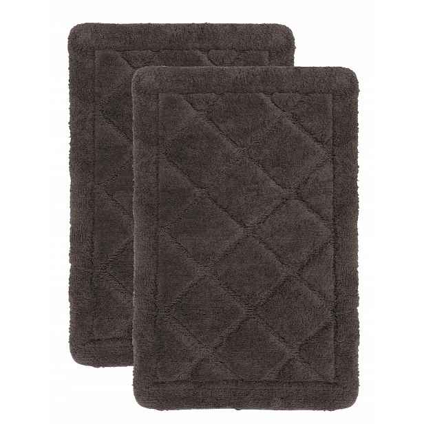 Koupelnové koberce Lze prát Sada 2ks 40x60cm Protiskluzová