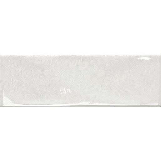 Obklad Tonalite Kraklé bianco 10x30 cm lesk KRA4600