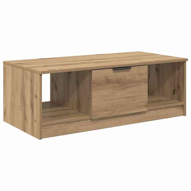 vidaXL Konferenční stolek Artisanový dub 102 x 50 x 36 cm