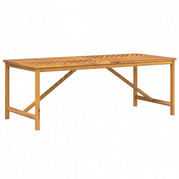 vidaXL Zahradní jídelní stůl 200 x 90 x 74 cm masivní akáciové dřevo