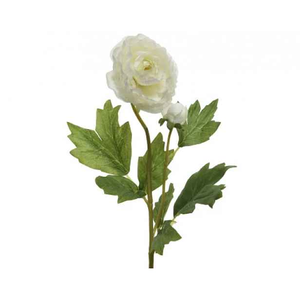 Umělá květina Kamélie 57 cm, krémová