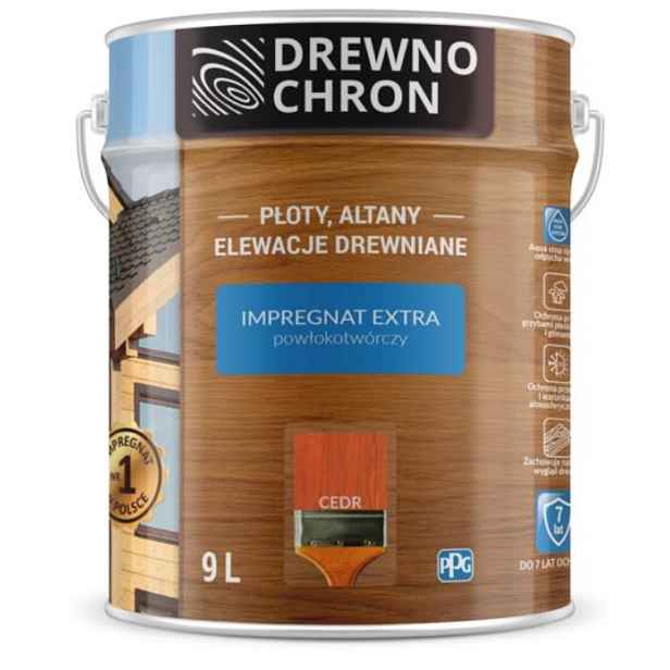 Drewnochron Extra Impregnace 9L Cedru