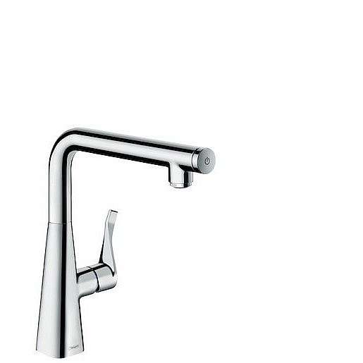 Dřezová baterie Hansgrohe Metris Select M71 s otočným raménkem chrom 14847000