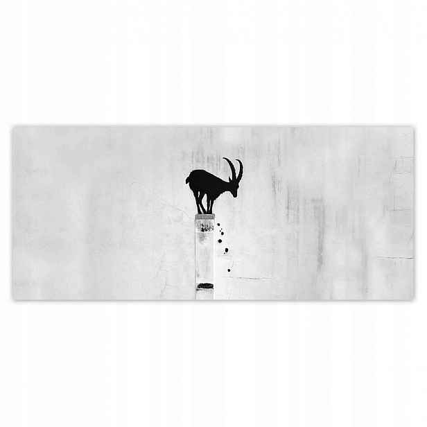 Fototapety 211x91 Kozica Banksy Gazela horská Bez soukromí Mural