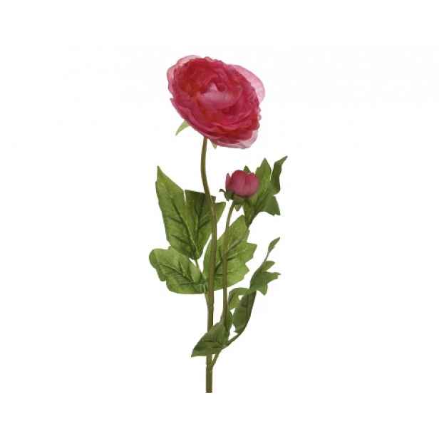 Umělá květina Kamélie 57 cm, růžová