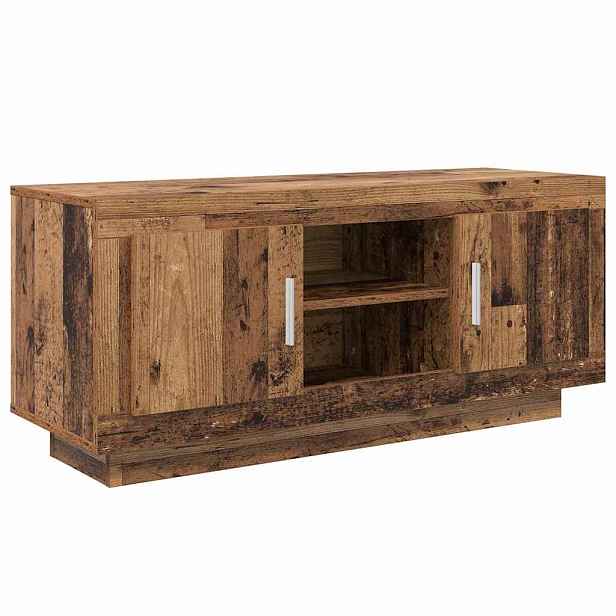 vidaXL Televizní skříň 102 x 35 x 45 cm Staré dřevo Kompozitní dřevo