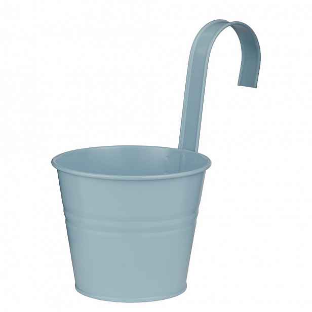 Butlers ZINC Květináč na zavěšení 13 cm - sv. modrá