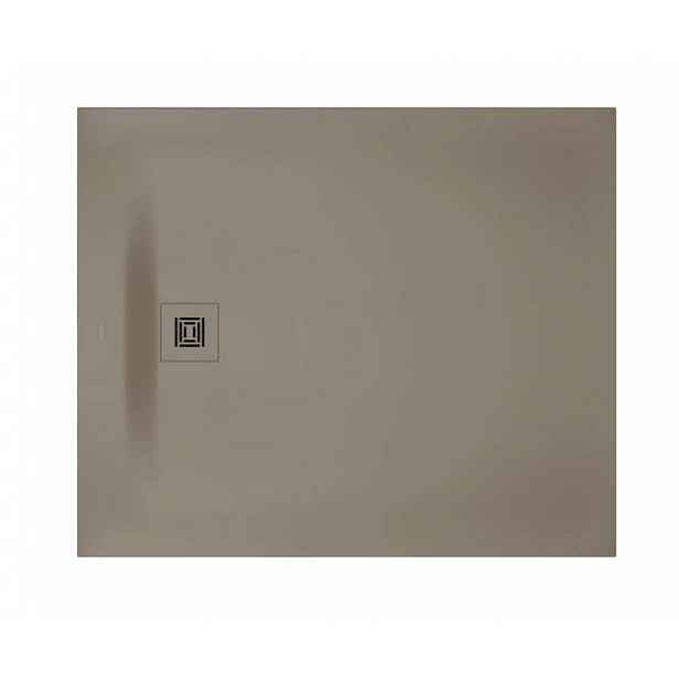 Duravit Sustano - Sprchová vanička, 120x100 cm, DuraSolid, matná béžová 720278640000000