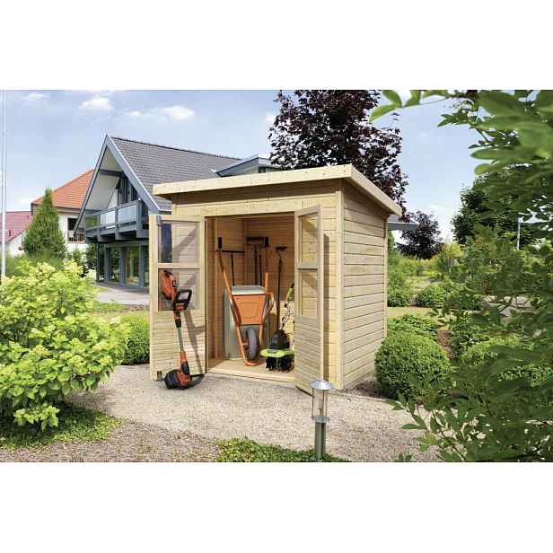 Dřevěný zahradní domek 212 x 214 cm