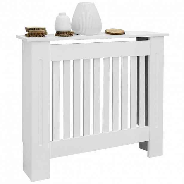 ECD-Germany KRYT RADIATORU ve venkovském stylu 78 x 19 x 82 cm bílý