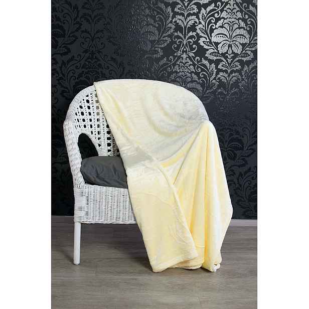 TP Mikroflanelová deka Premium 230x200 - Vanilková