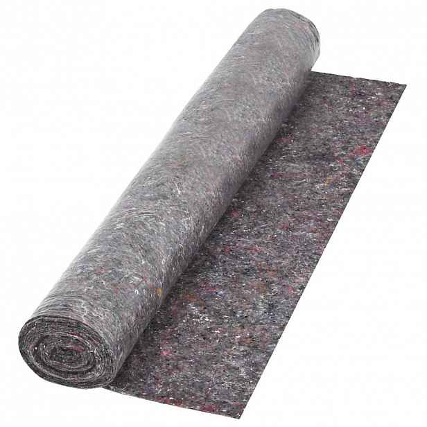 vidaXL Protiskluzové folie, malířský fleece, 50 m 180 g/m², šedá