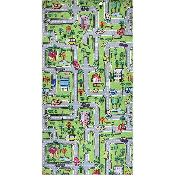 Zelený dětský koberec 100x160 cm Green Neighborhood – Vitaus