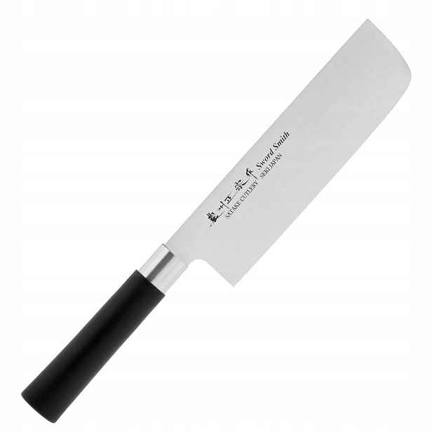 Satake Saku Japonský ostrý Nůž Nakiri Sekáček na sekání 56HRC 17 cm