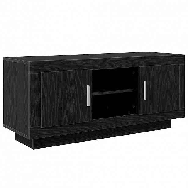 vidaXL Televizní skříň 102 x 35 x 45 cm Černý dub Kompozitní dřevo