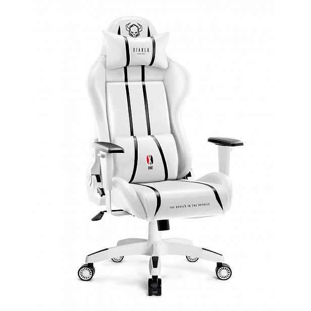 Diablo Chairs - Herní křeslo Diablo X-One 2.0 King Size: bílo-černé