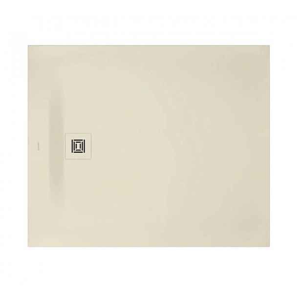 Duravit Sustano - Sprchová vanička, 120x100 cm, DuraSolid, matná krémová 720278620000000