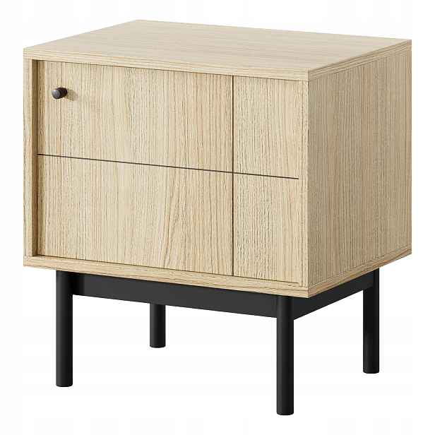 Komodee Noční Stolek Dieppe S54 Dub Linea Skandinávský styl