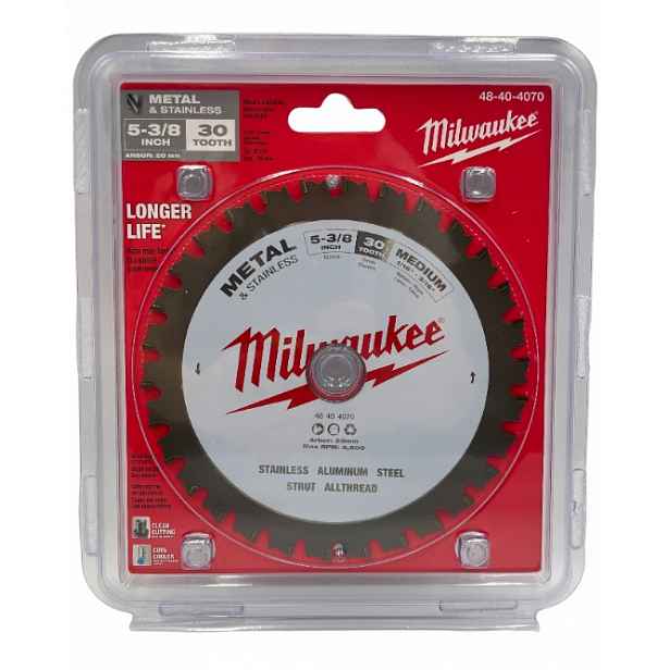Pilový kotouč na řezání kovu 135 x 20 mm, 30 zubů Milwaukee 48404070