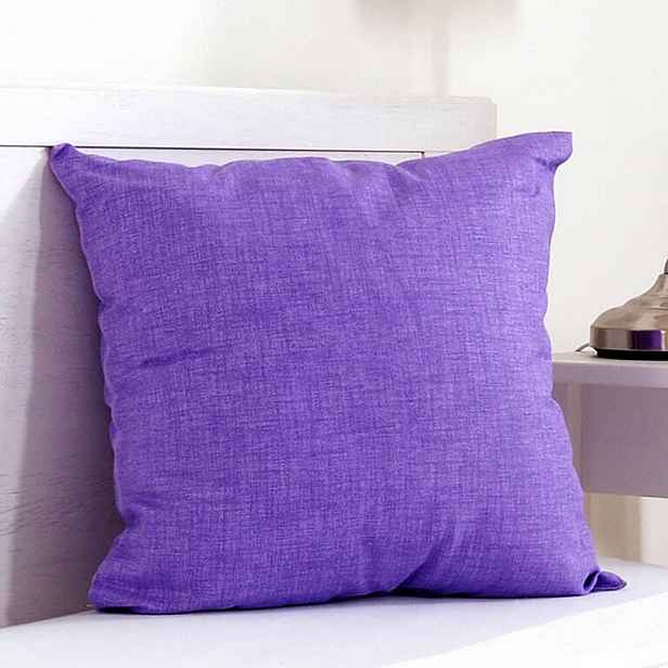 Dekorační polštářek BESSY 45 x 45 cm fialová 1 ks