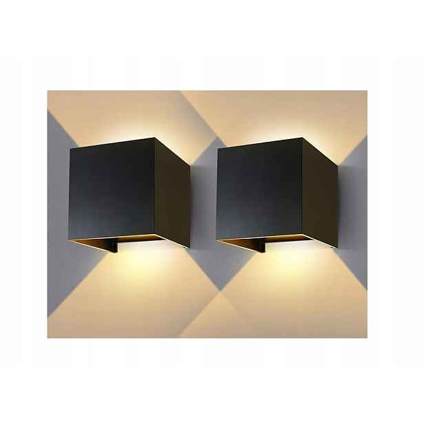 Lureshine Led nástěnná lampa s nastavitelným úhlem svícení, venkovní osvětlení