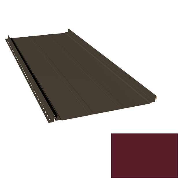 Krytina plechová LINEDEK 485 Rib SP 25 LESK 2R036 vínová