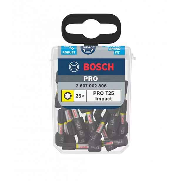 Bosch - Sada bitů T25, 25 ks 2607002806