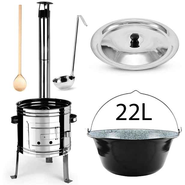 Perfect Home Set-49 Kotlíková souprava 22L, 5 ks