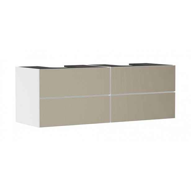 Skříňka pod umyvadlo pod desku Hansgrohe Xevolos E 157x55,5x55 cm bílá matná 54199390