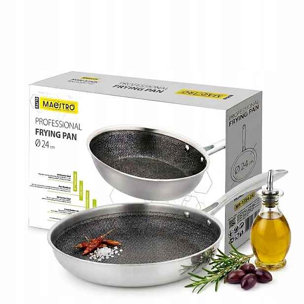 Tradiční pánev série Elite 24 cm, ocelová (nepřilnavá), indukční