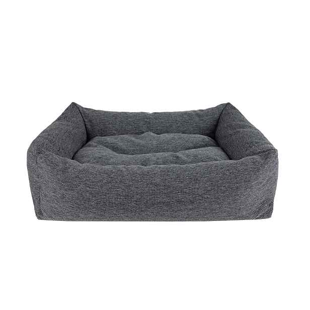 Pelíšek pro psa BARISSA SOFA šedá velikost S, M, L, XL Rozměr: S - 58x46x17 cm