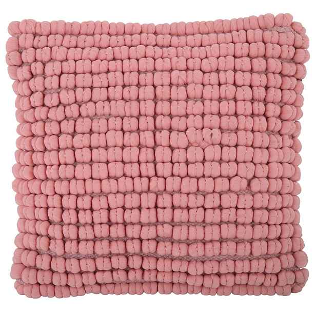 Světle růžový polštář s výplní Luca - 45*45 cm Collectione