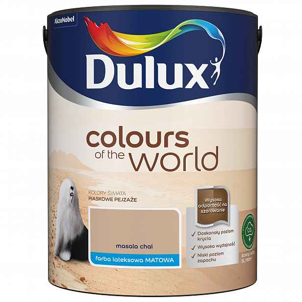 Dulux Colours Of The World Barva Disměrná Barva Masala Chai 5L